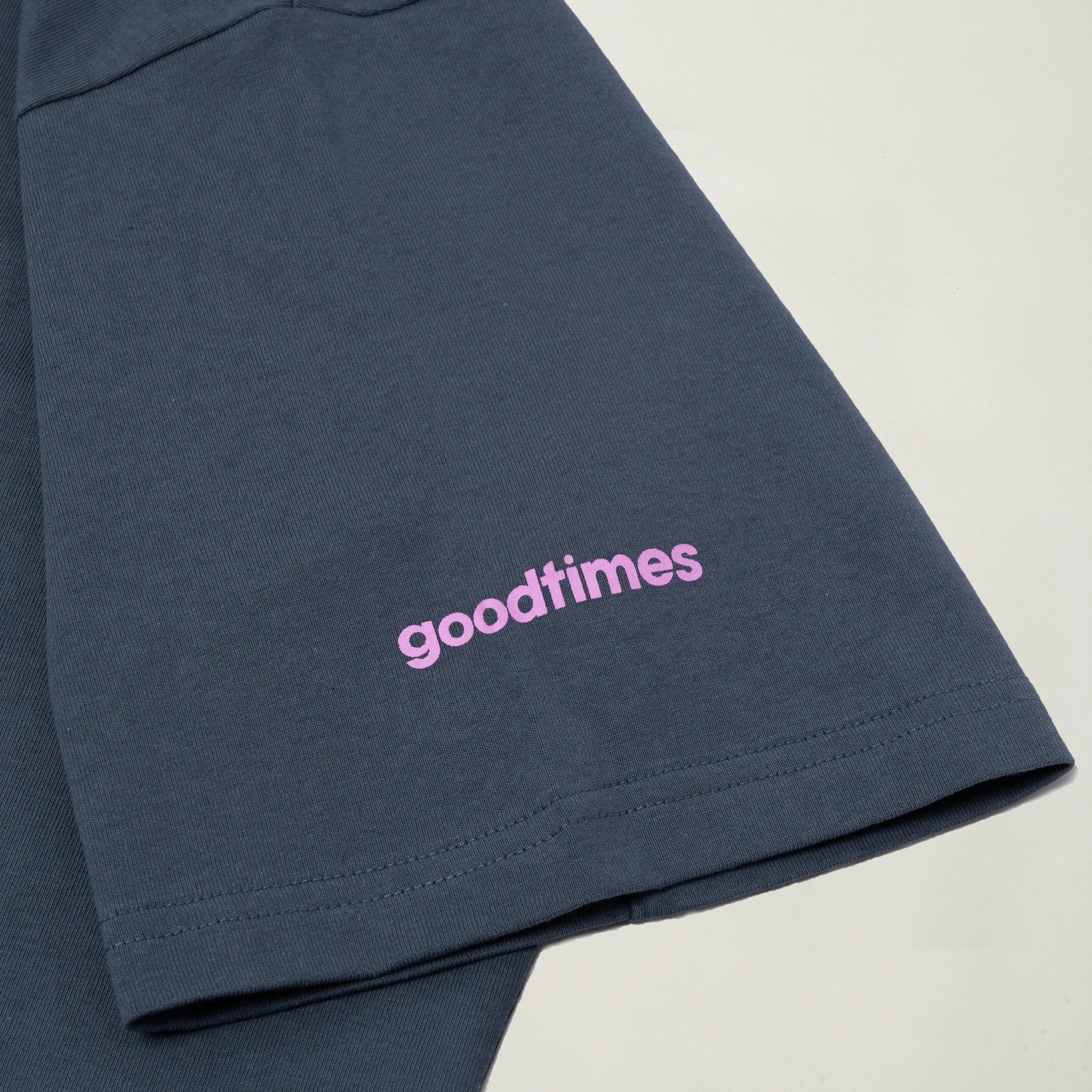 GOODTIMES WEAR Tee: Groove #02 (INDIGO BLUE)