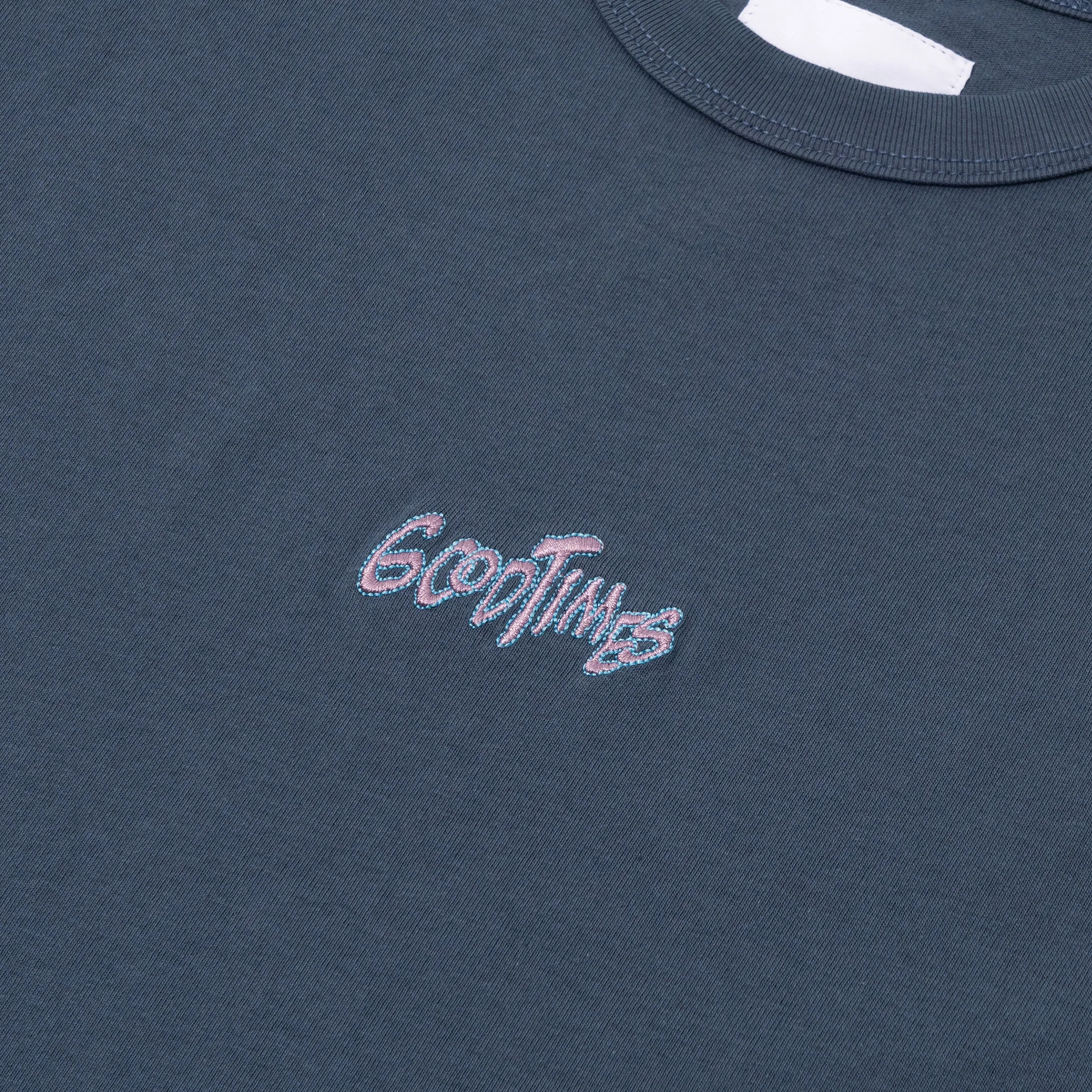GOODTIMES WEAR Tee: Groove #02 (INDIGO BLUE)