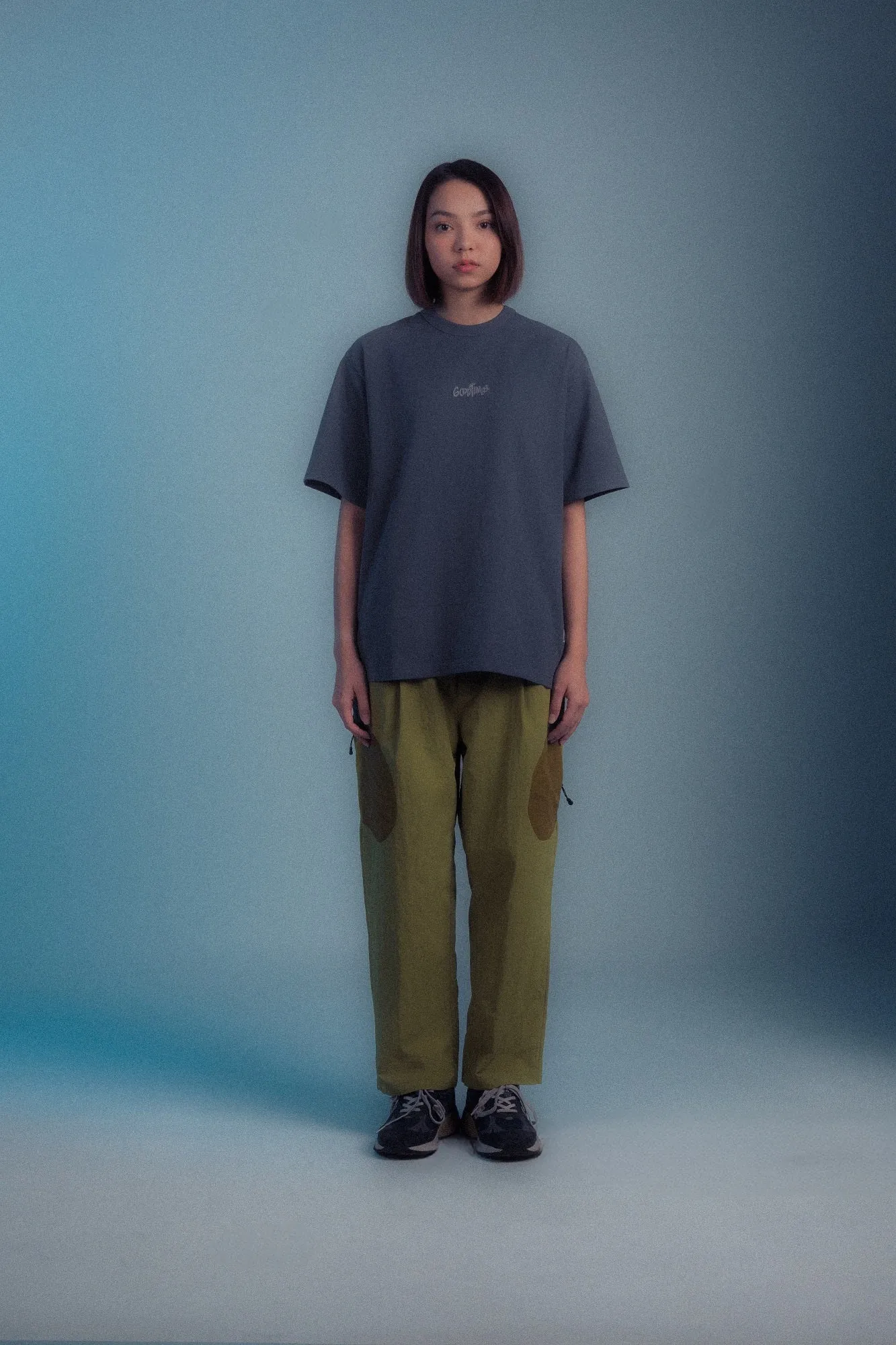GOODTIMES WEAR Tee: Groove #02 (INDIGO BLUE)