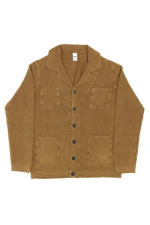 GRP Knitwear 3-Pocket-Jacket PL 60 Linen Knit Tobacco