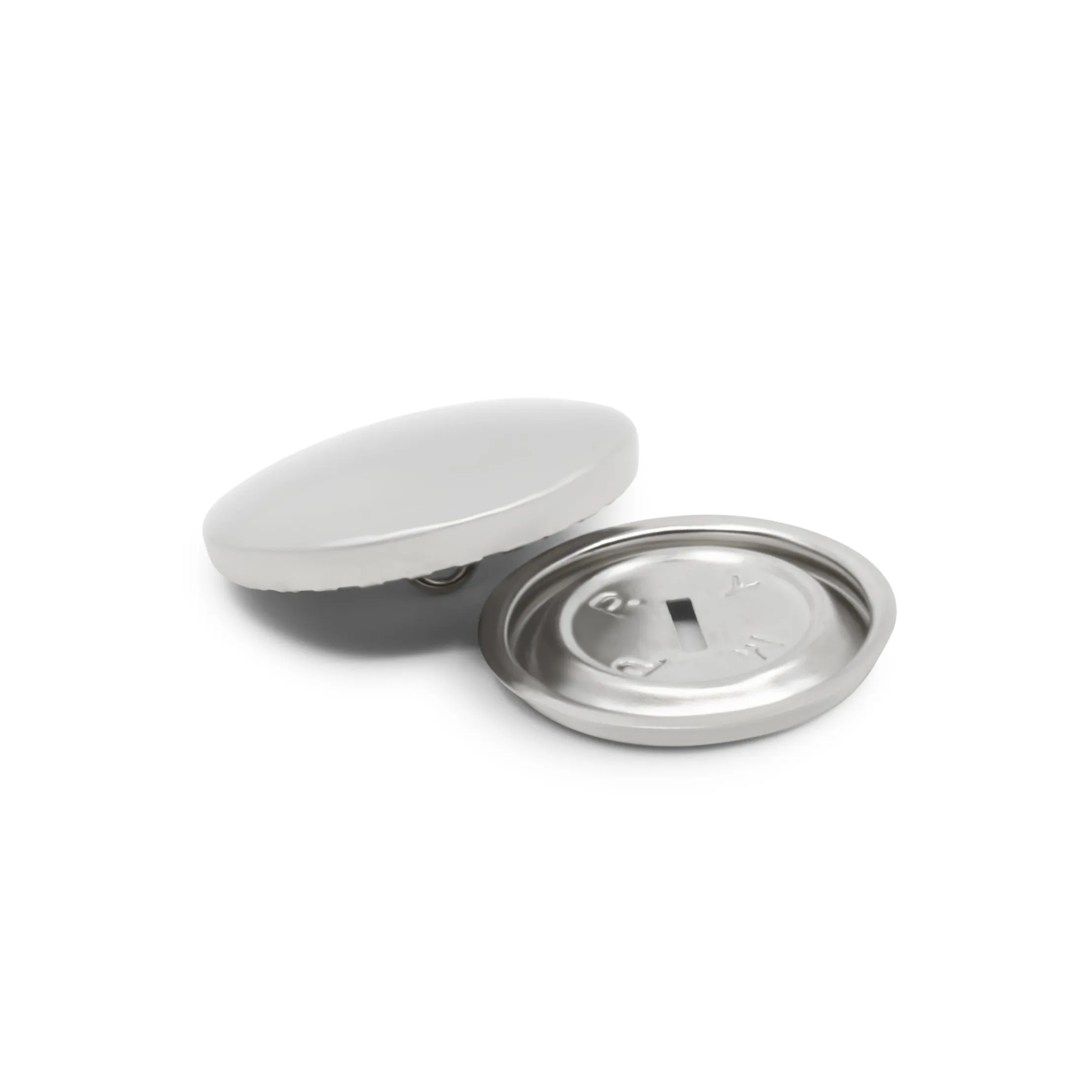 Half Ball Cover Buttons, Nickel