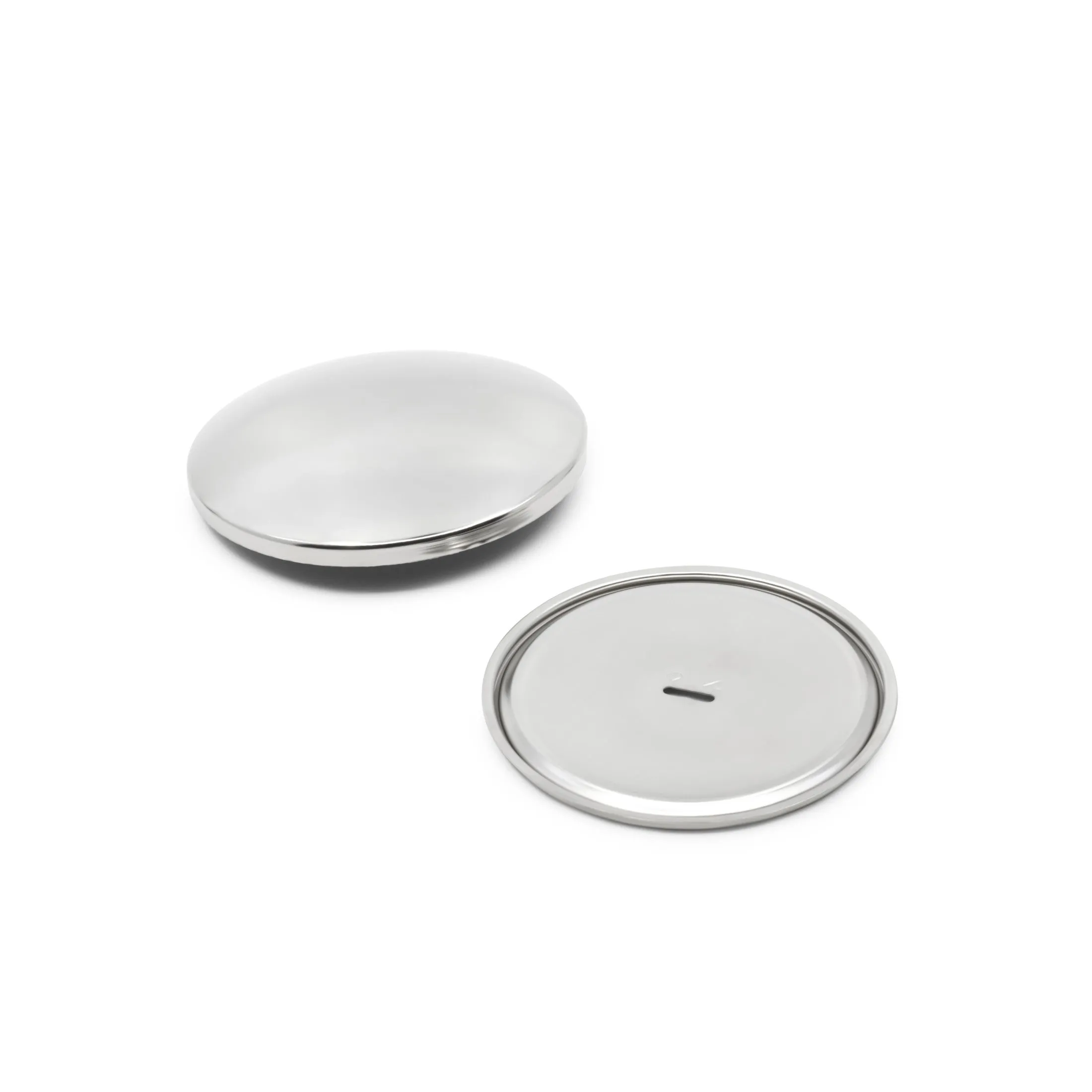 Half Ball Cover Buttons, Nickel