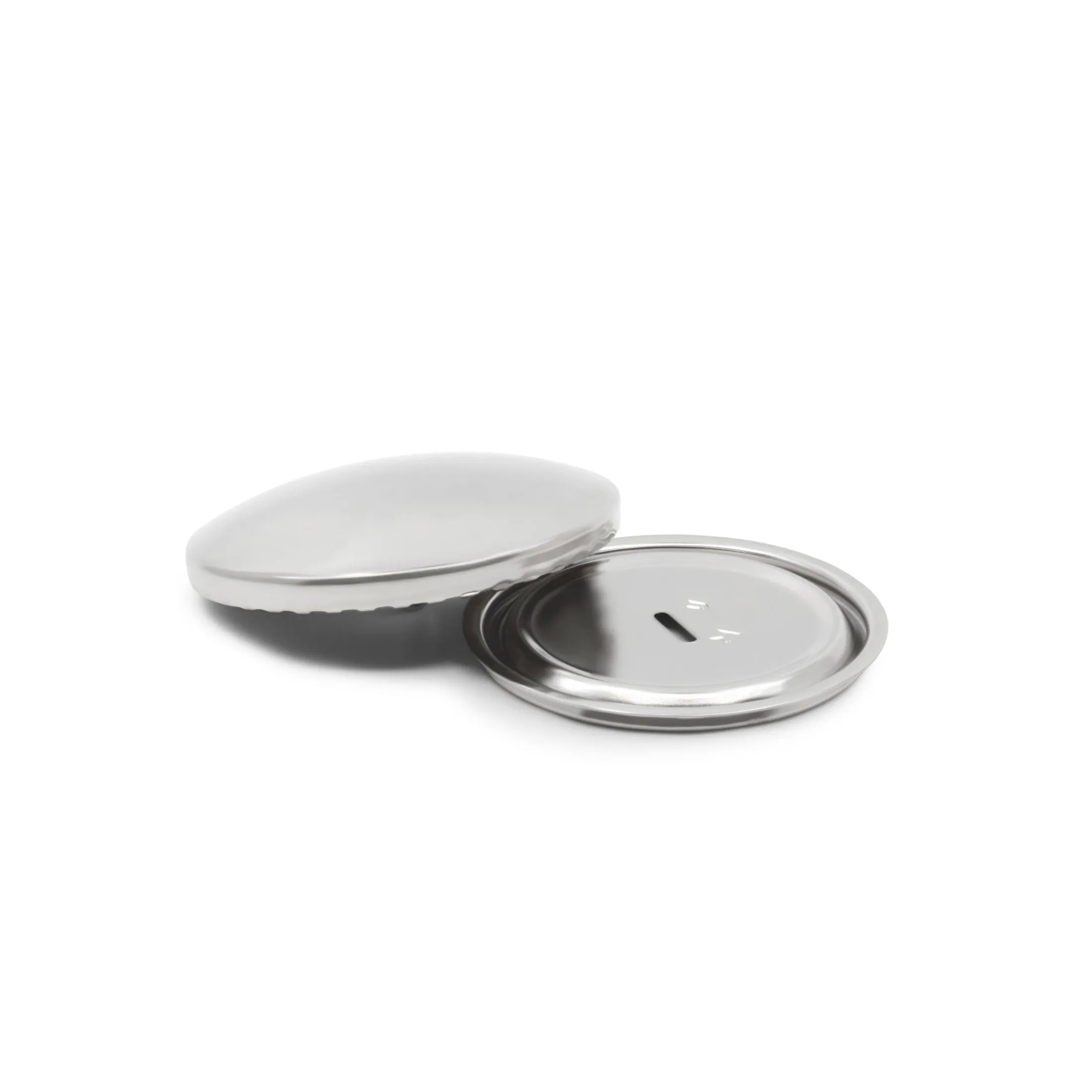 Half Ball Cover Buttons, Nickel