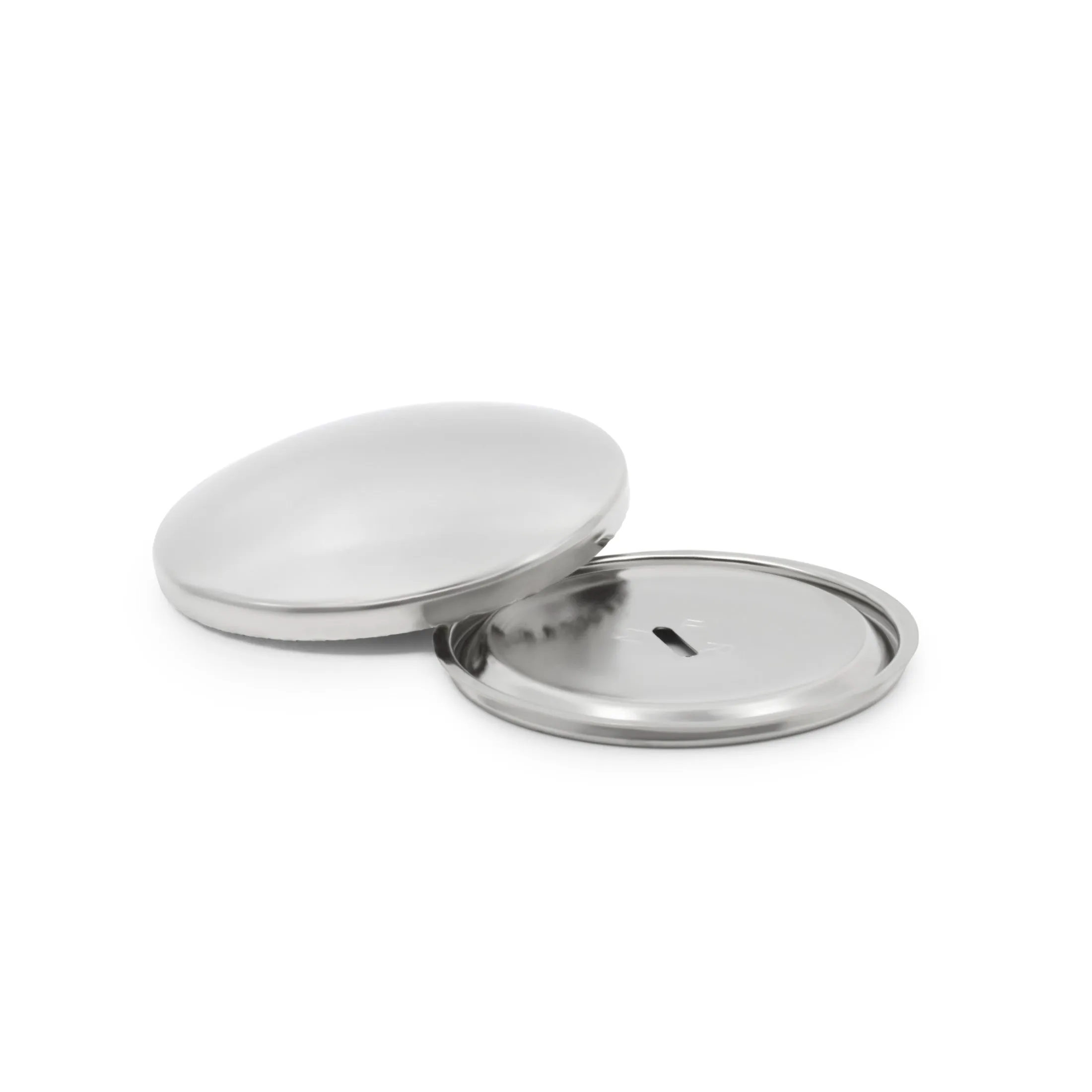 Half Ball Cover Buttons, Nickel