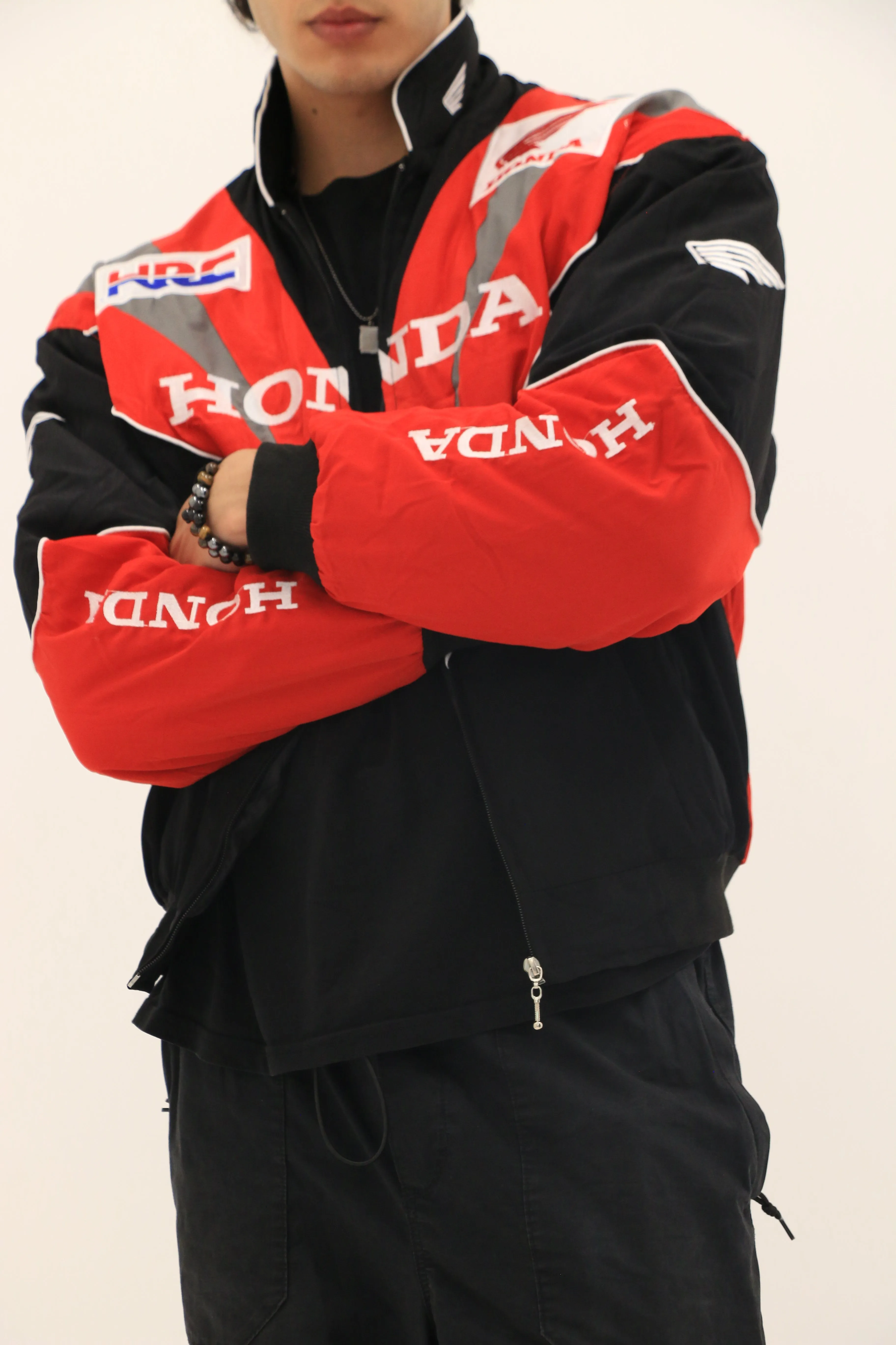 Honda - Vintage Style Racing Bomber Jacket