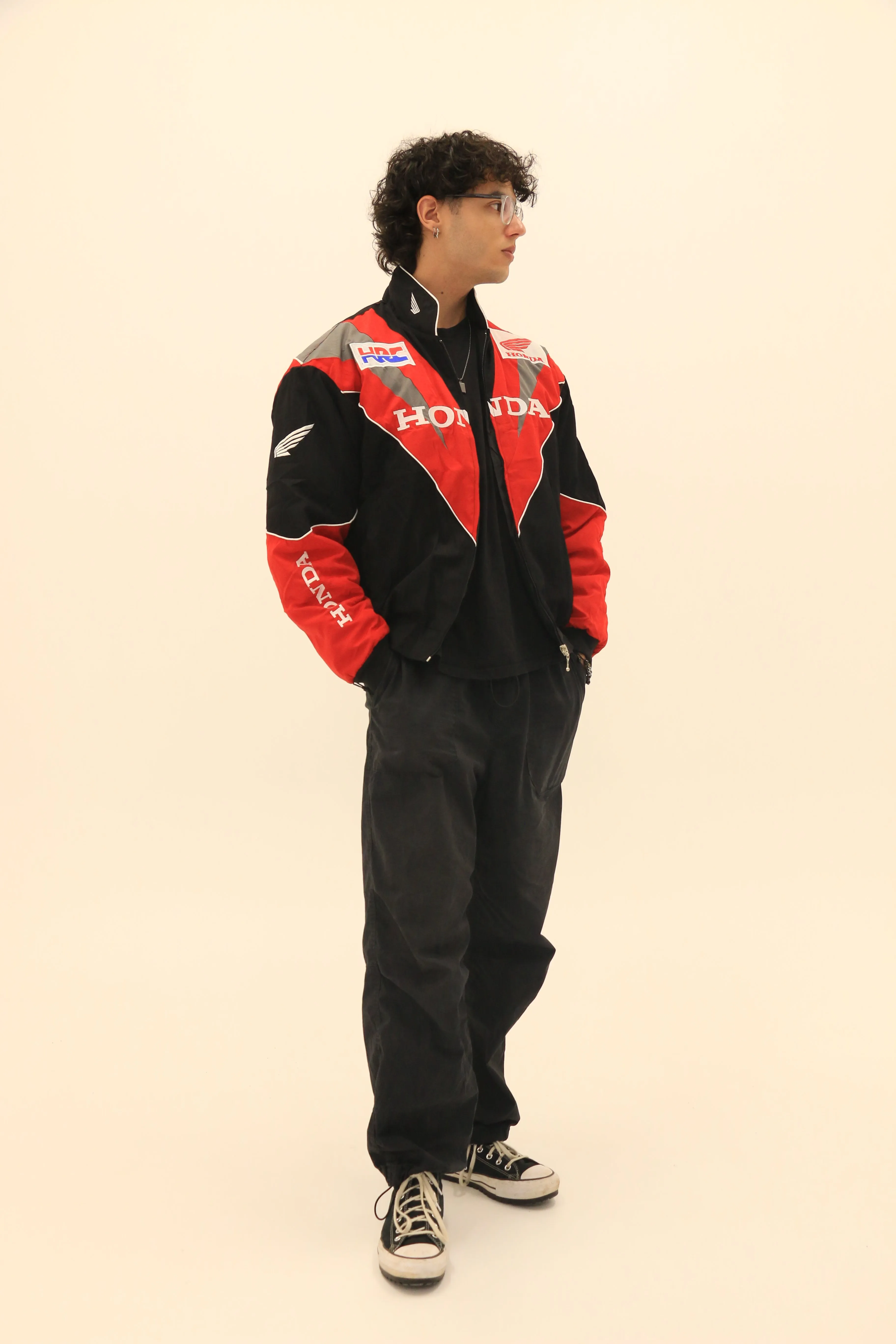 Honda - Vintage Style Racing Bomber Jacket