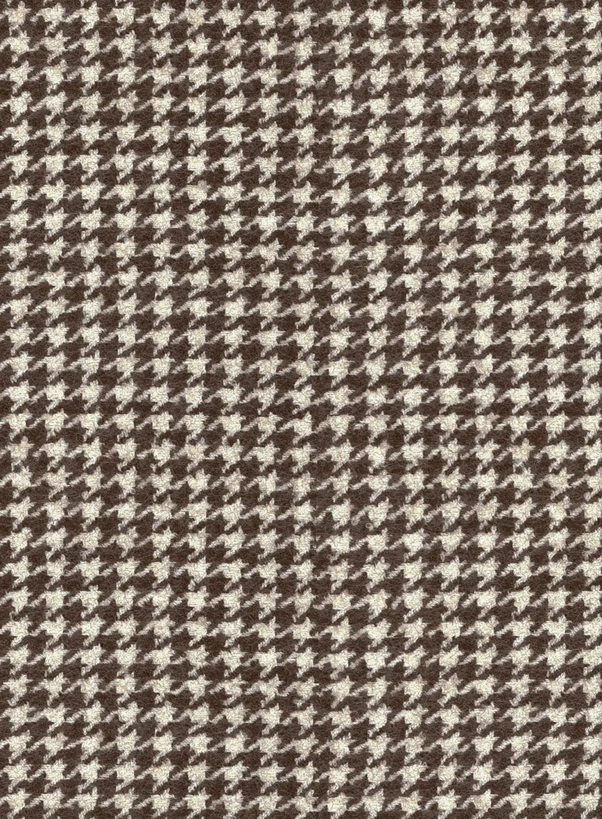 Houndstooth Brown Tweed Jacket