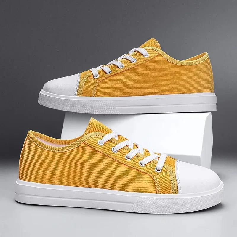 Hudson™ kleur blokkerende canvas heren hoge sneakers