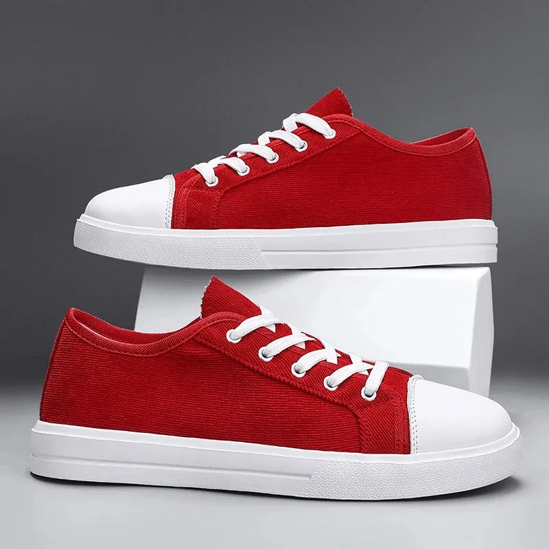 Hudson™ kleur blokkerende canvas heren hoge sneakers