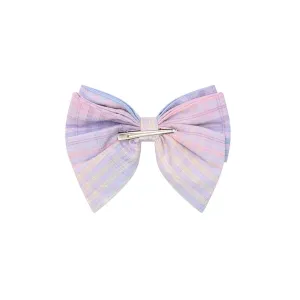 Huxbaby Rainbow Check Bow