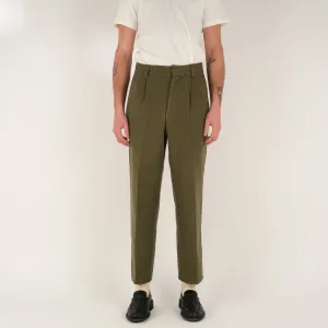 ITALIAN DOUBLE PLEATED WOOL PANTS