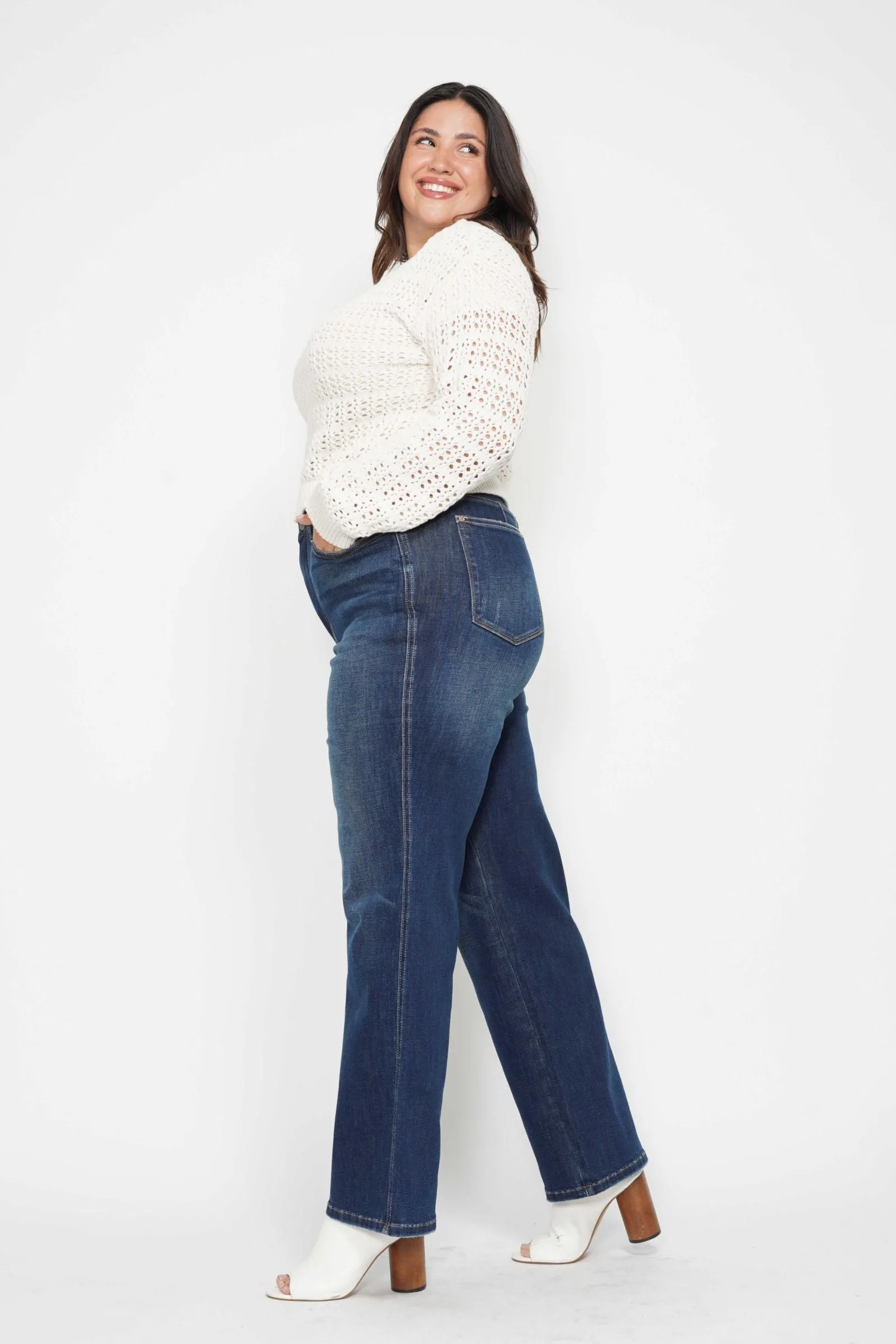 Judy Blue High Waist "Tummy Control" Classic Straight Denim 88869