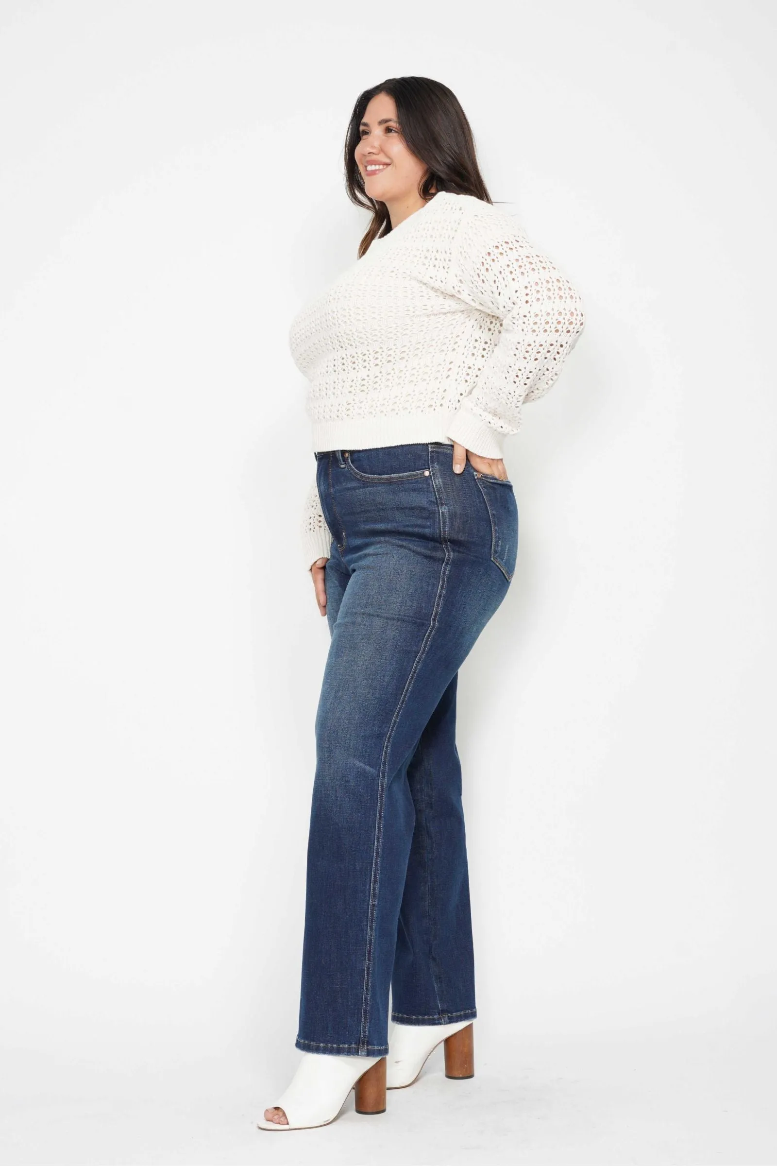 Judy Blue High Waist "Tummy Control" Classic Straight Denim 88869