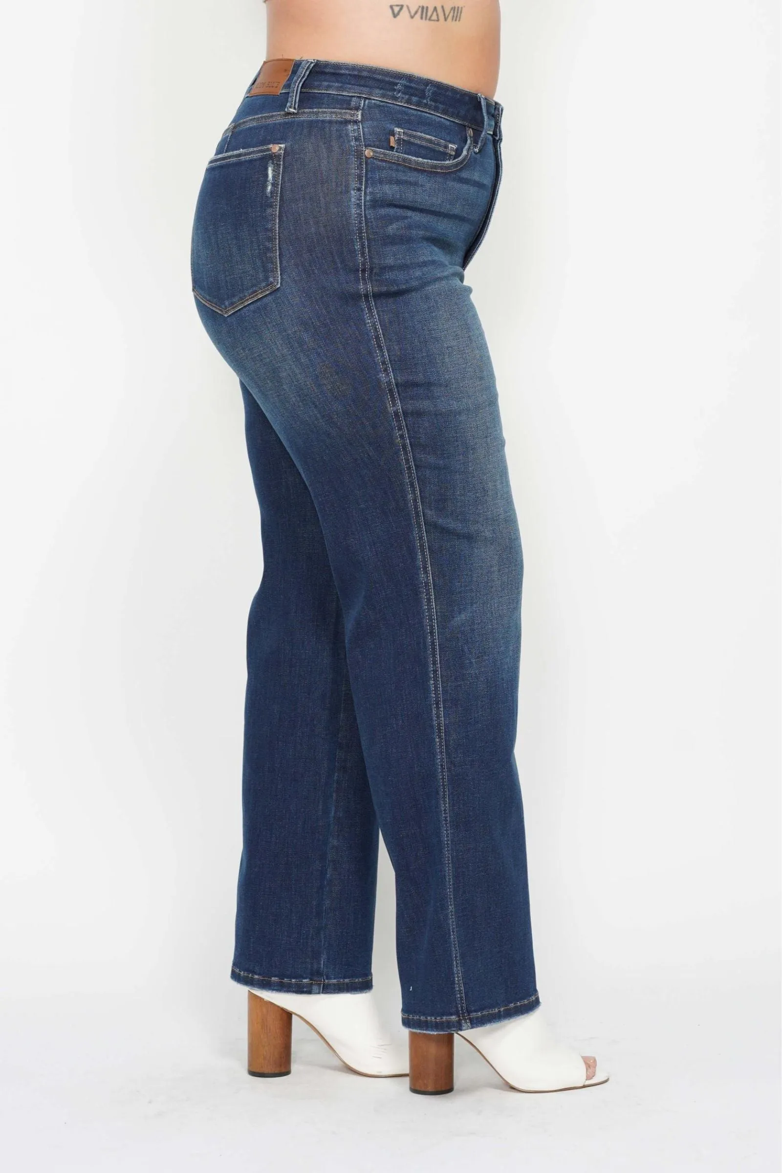 Judy Blue High Waist "Tummy Control" Classic Straight Denim 88869