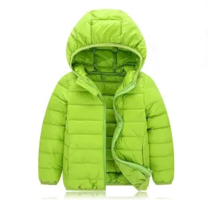 Kids Winter Puffer Jacket with Hood