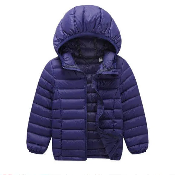Kids Winter Puffer Jacket with Hood