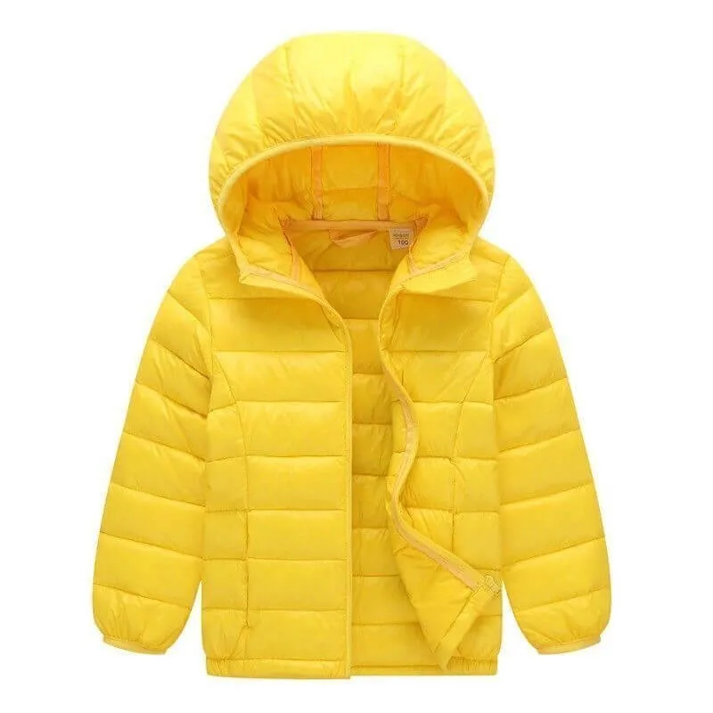 Kids Winter Puffer Jacket with Hood