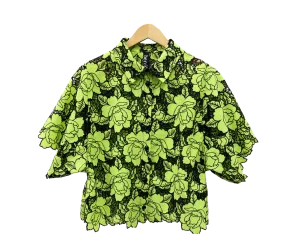 Lazer Garden Shirt Kiwi / Black