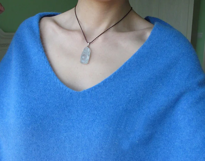 Loose V Neck Batwing Pullover Sweater