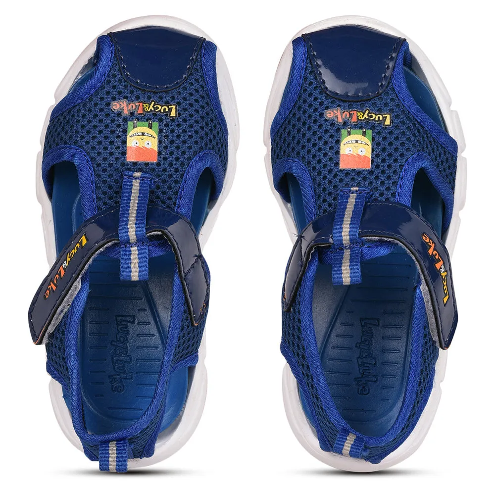Lucy & Luke (Blue) Casual Sandal For Kids FLYNN-29 By Liberty