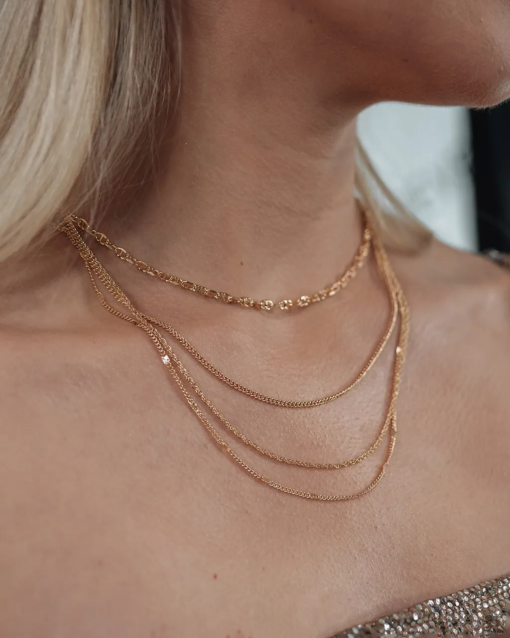 Lulu Layered Chain Necklace