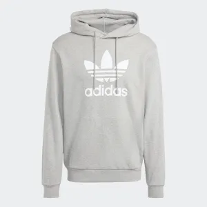 Men's adidas Originals Adicolor Classics Trefoil Hoodie Grey