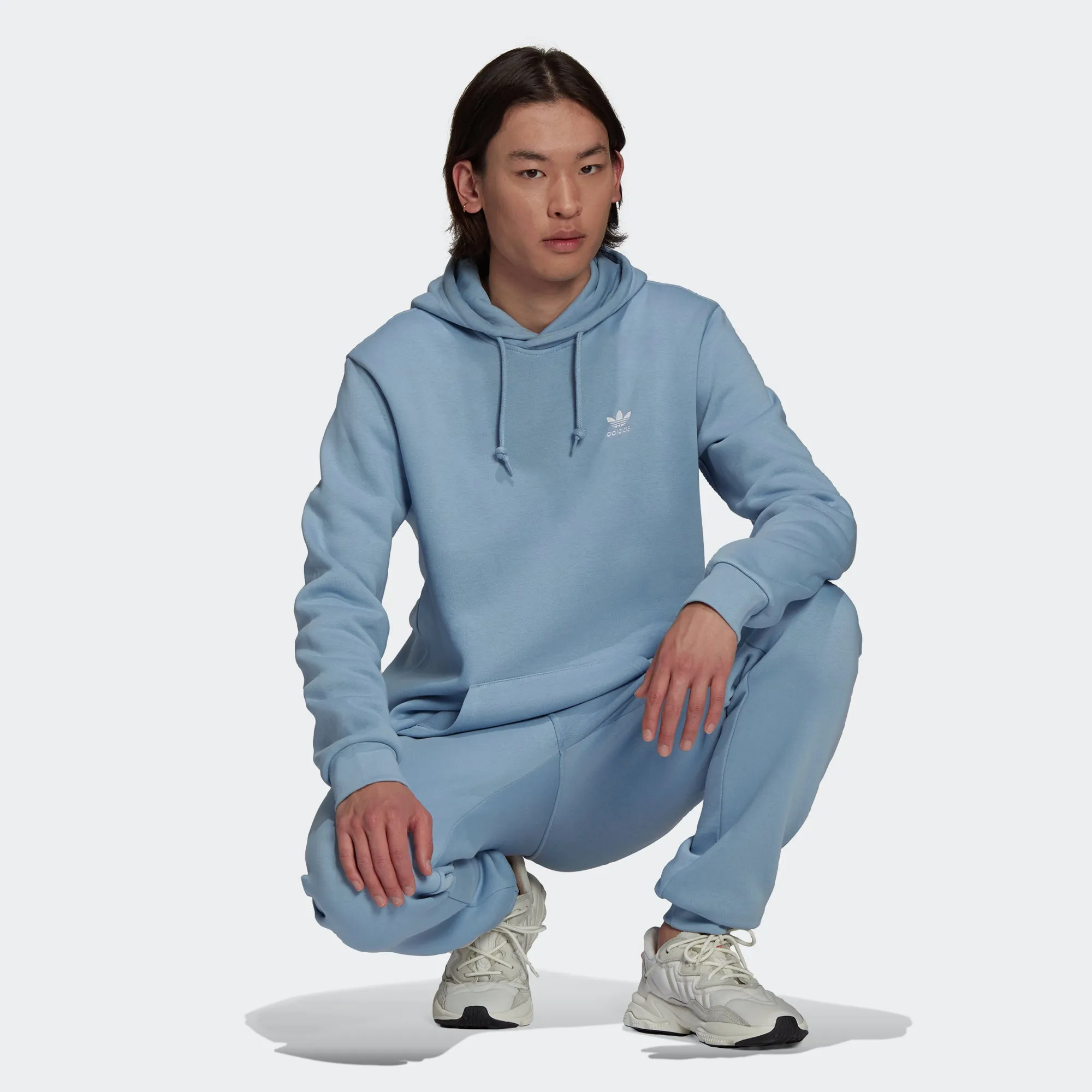 Men’s adidas Originals Adicolor Essentials Trefoil Hoodie Ambient Sky