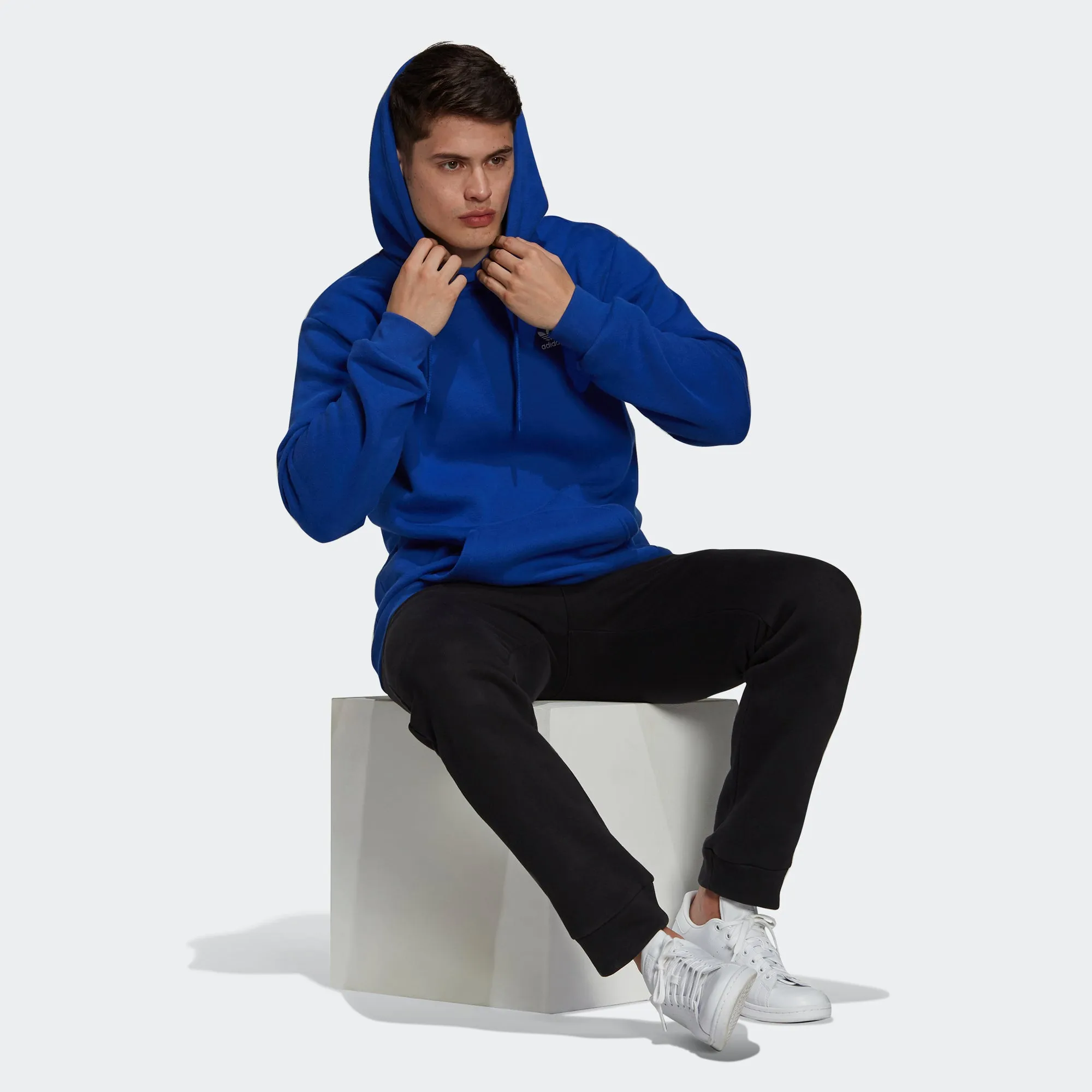 Men’s adidas Originals Adicolor Essentials Trefoil Hoodie Royal Blue