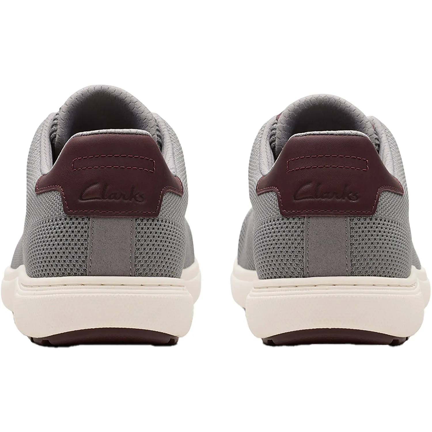 Men's Clarks Mapstone Lace Grey Knit