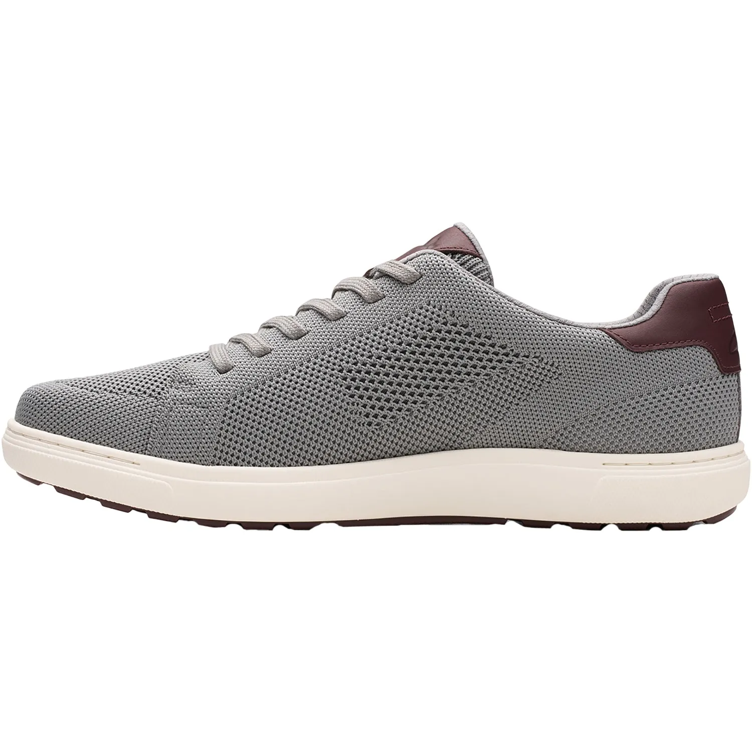 Men's Clarks Mapstone Lace Grey Knit