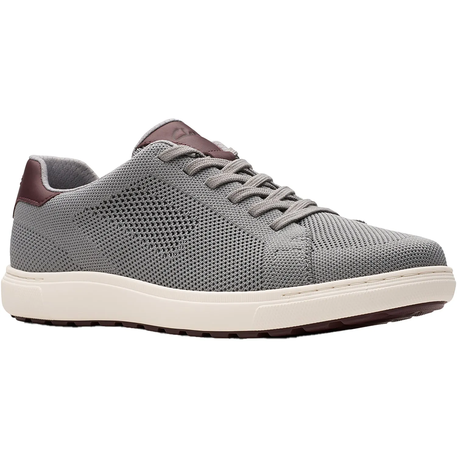 Men's Clarks Mapstone Lace Grey Knit