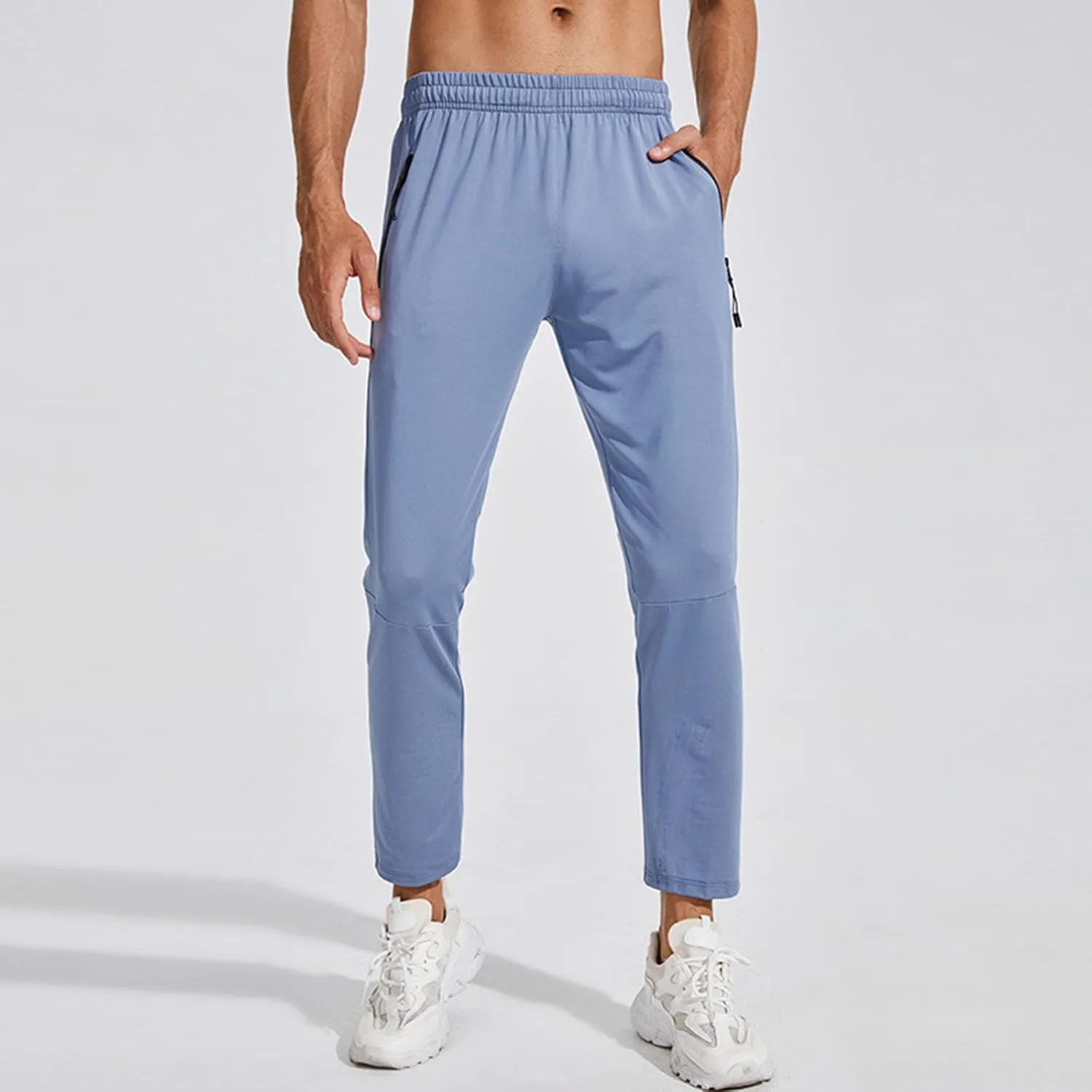Men's Sweatpants Athletic Stretch Jogging Hiking Golf Pants Slim Fit Workout Traning Track Trousers for Work Running