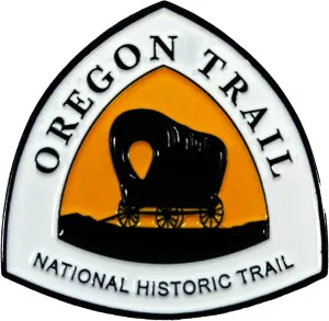 Milk Mug Designs Oregon Trail National Scenic Trail 1" Enamel Pin