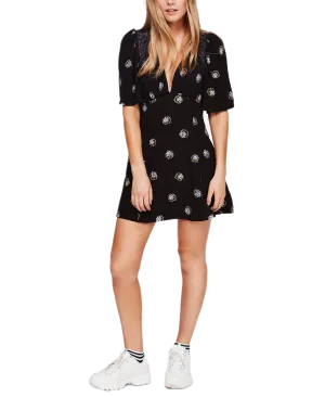 Mockingbird Open-Back Mini Dress
