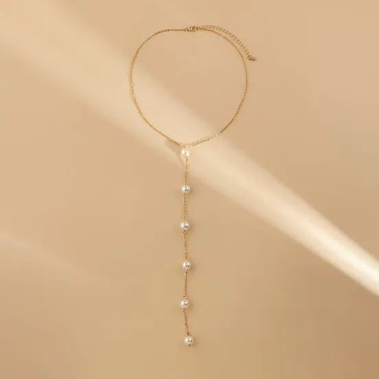 My Pearled Necklaced Body Chain (Gold & Silver)