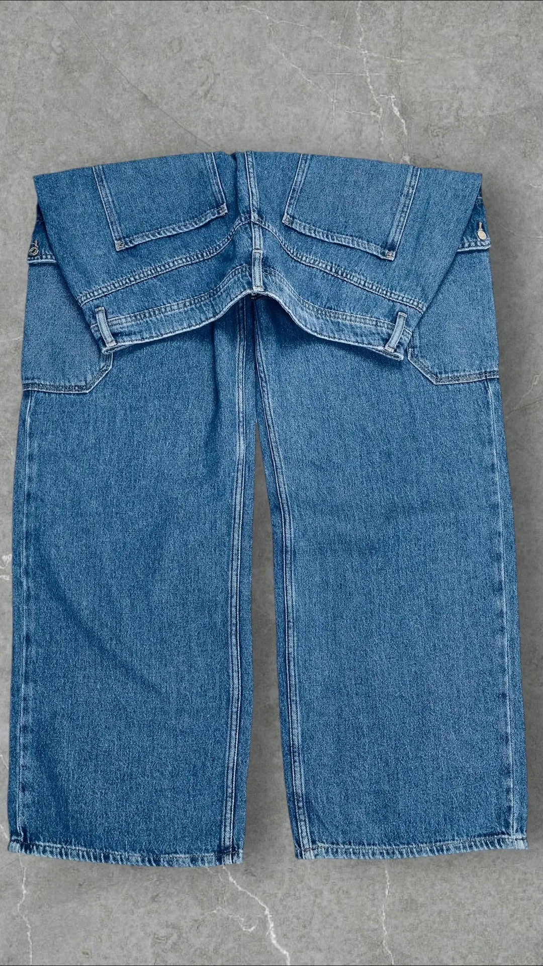 NEW LOOK WIDE LEG CARGO JEANS