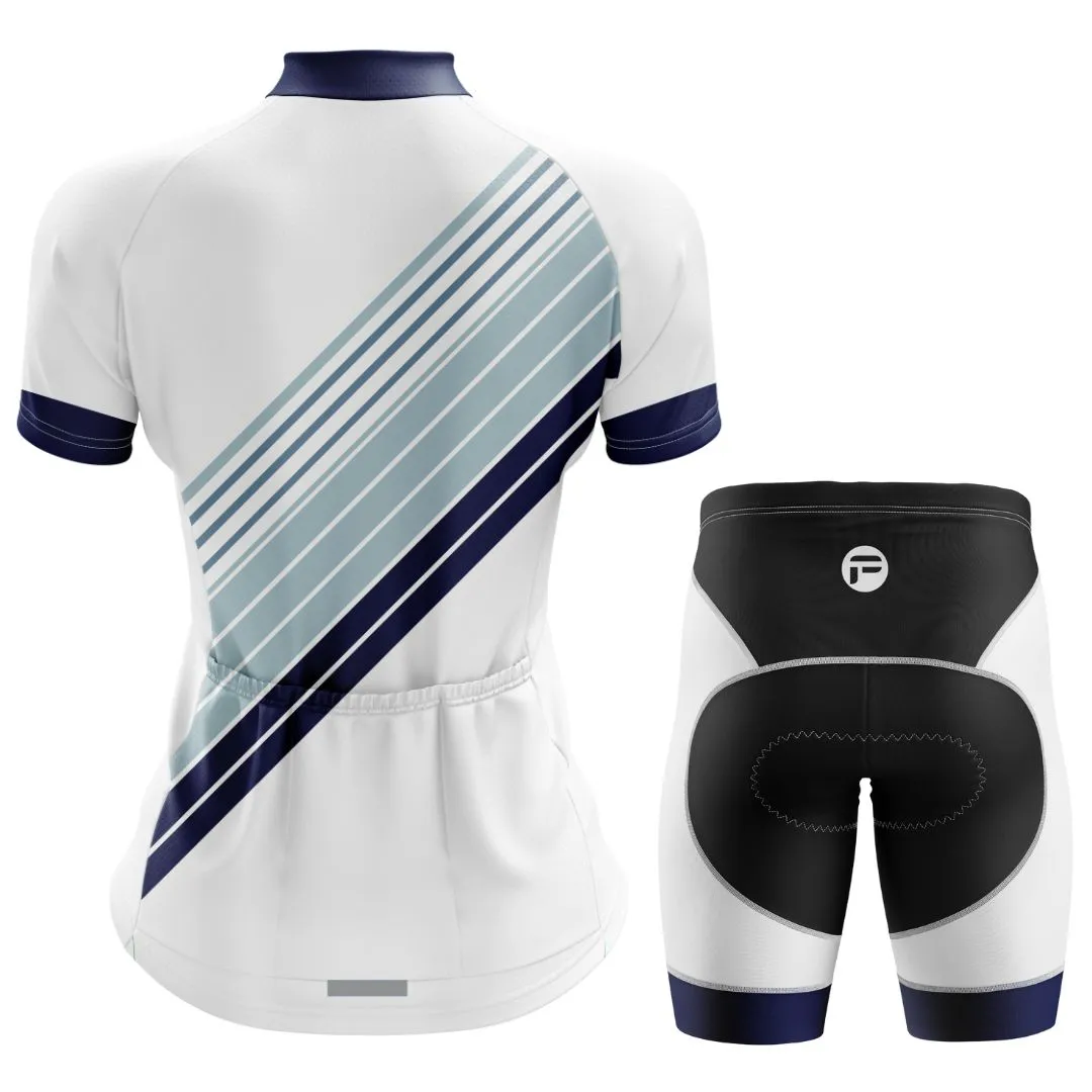 NEW! Zenith Stripes | Women's Short Sleeve Cycling Set
