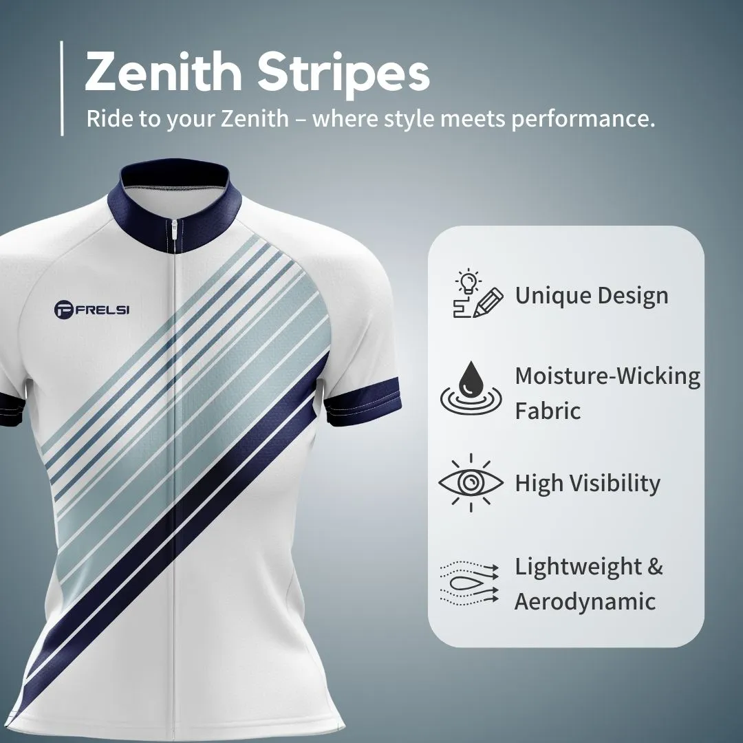 NEW! Zenith Stripes | Women's Short Sleeve Cycling Set