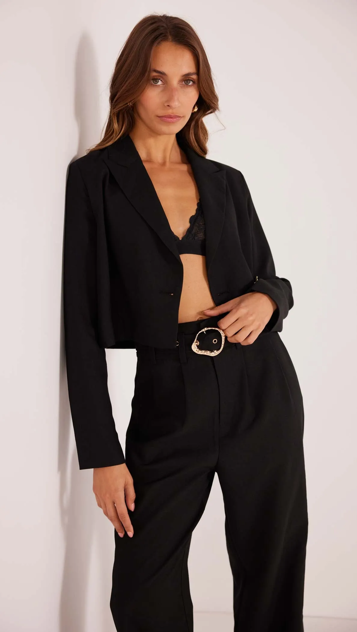 Nora Straight Leg Pants | Black