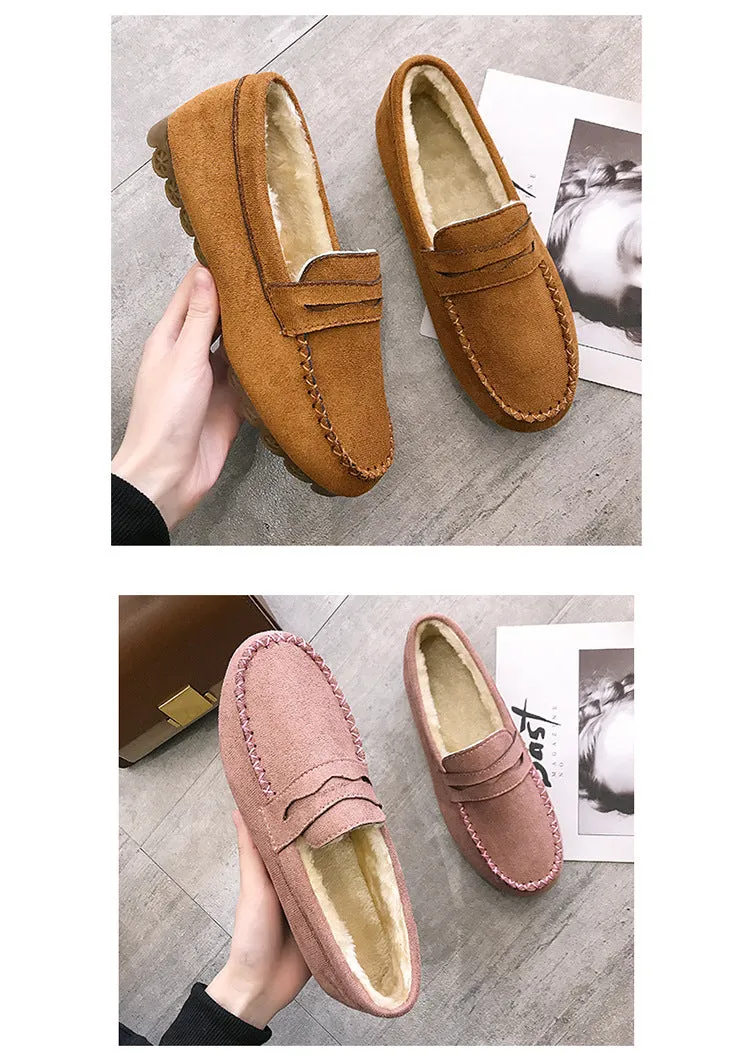 Oliva - Luxe Loafers Soft-soled With A Flat Bottom
