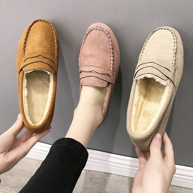 Oliva - Luxe Loafers Soft-soled With A Flat Bottom
