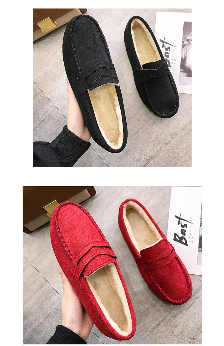 Oliva - Luxe Loafers Soft-soled With A Flat Bottom