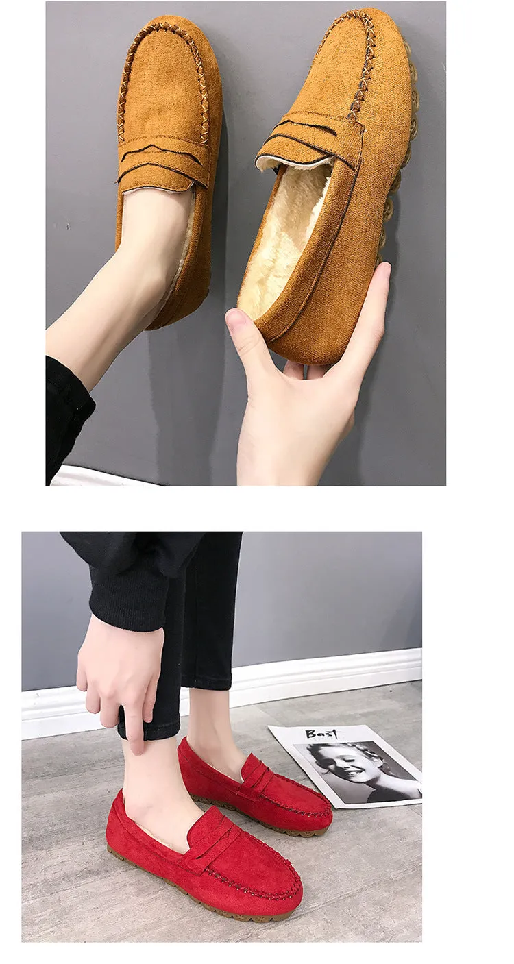 Oliva - Luxe Loafers Soft-soled With A Flat Bottom