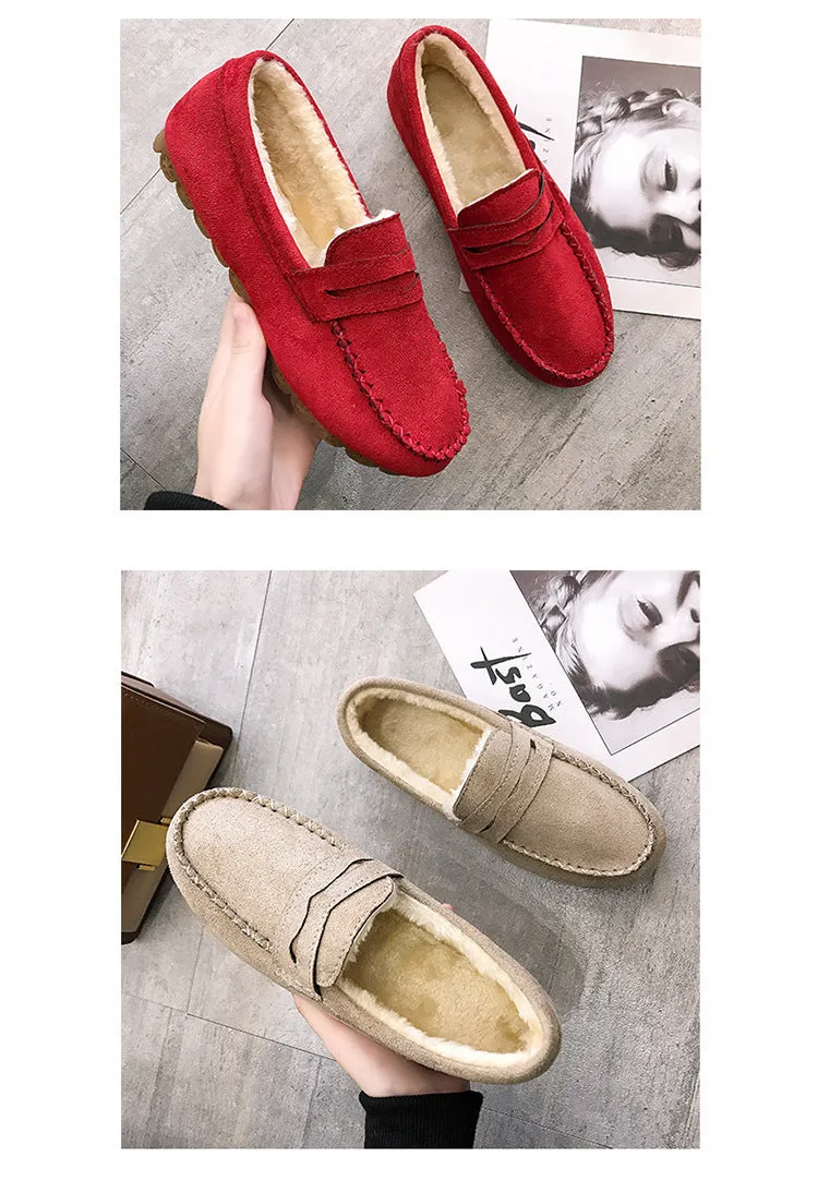 Oliva - Luxe Loafers Soft-soled With A Flat Bottom