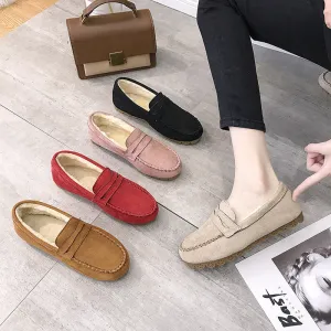 Oliva - Luxe Loafers Soft-soled With A Flat Bottom