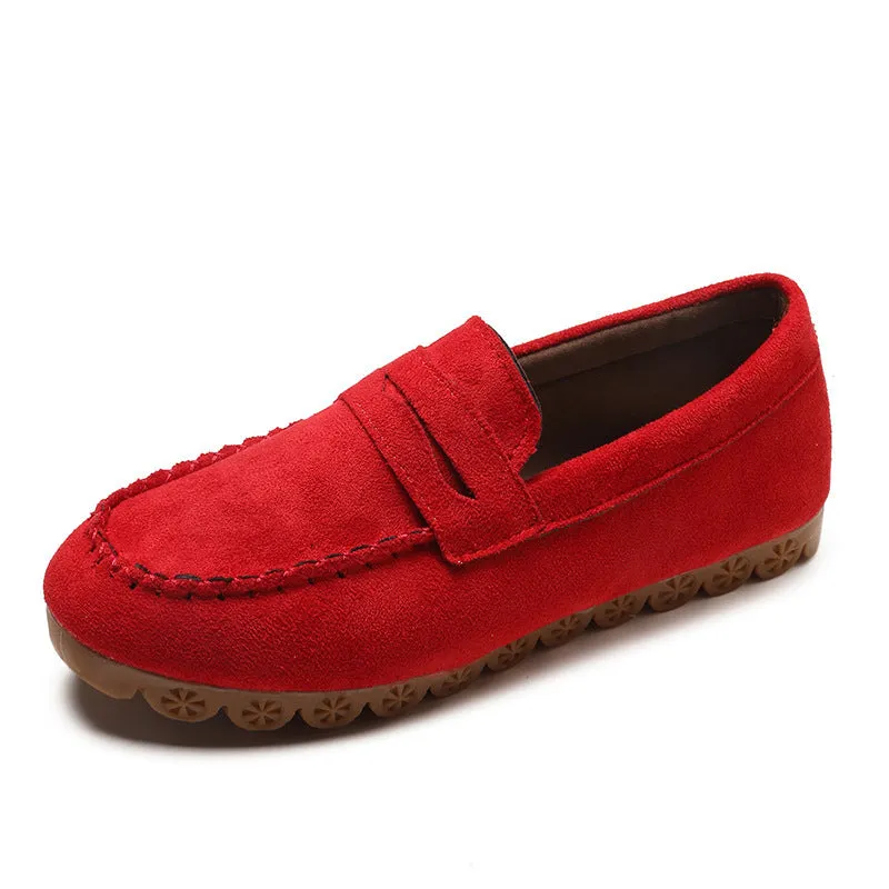 Oliva - Luxe Loafers Soft-soled With A Flat Bottom