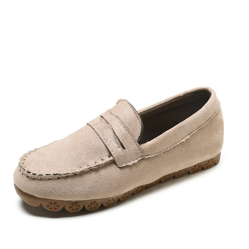 Oliva - Luxe Loafers Soft-soled With A Flat Bottom
