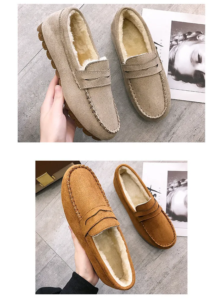 Oliva - Luxe Loafers Soft-soled With A Flat Bottom