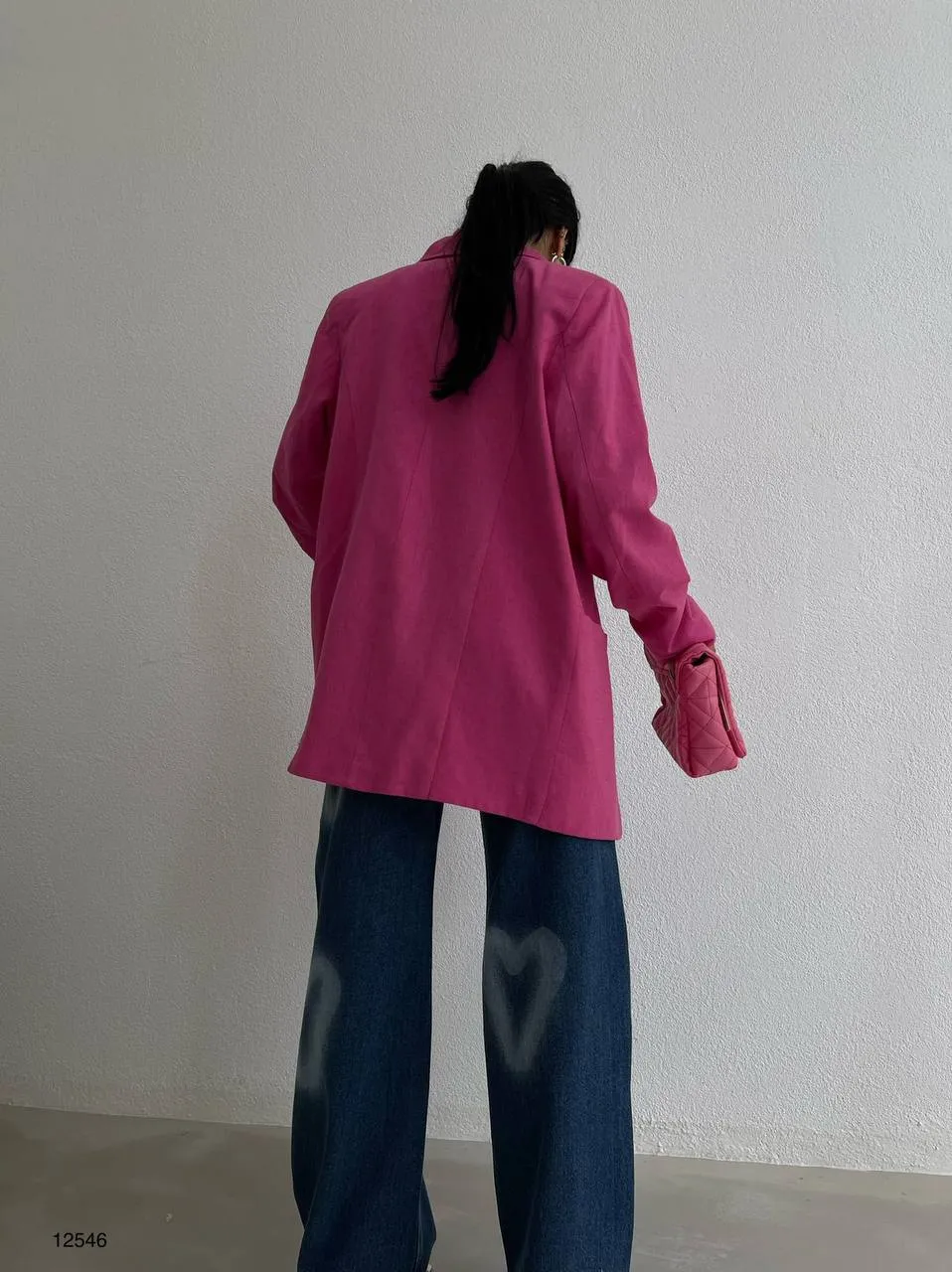 Oversize Linen Blazer