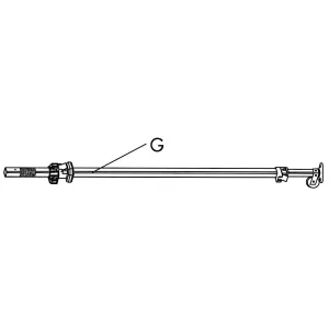 OZARK TRAIL COMMERCIAL LEG with WHEEL (LEFT)